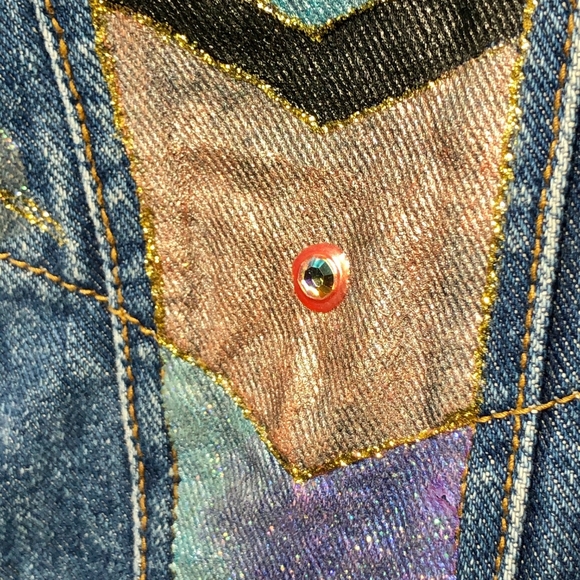 VTG Georges Marciano Custom Denim Jacket - Picture 8 of 11